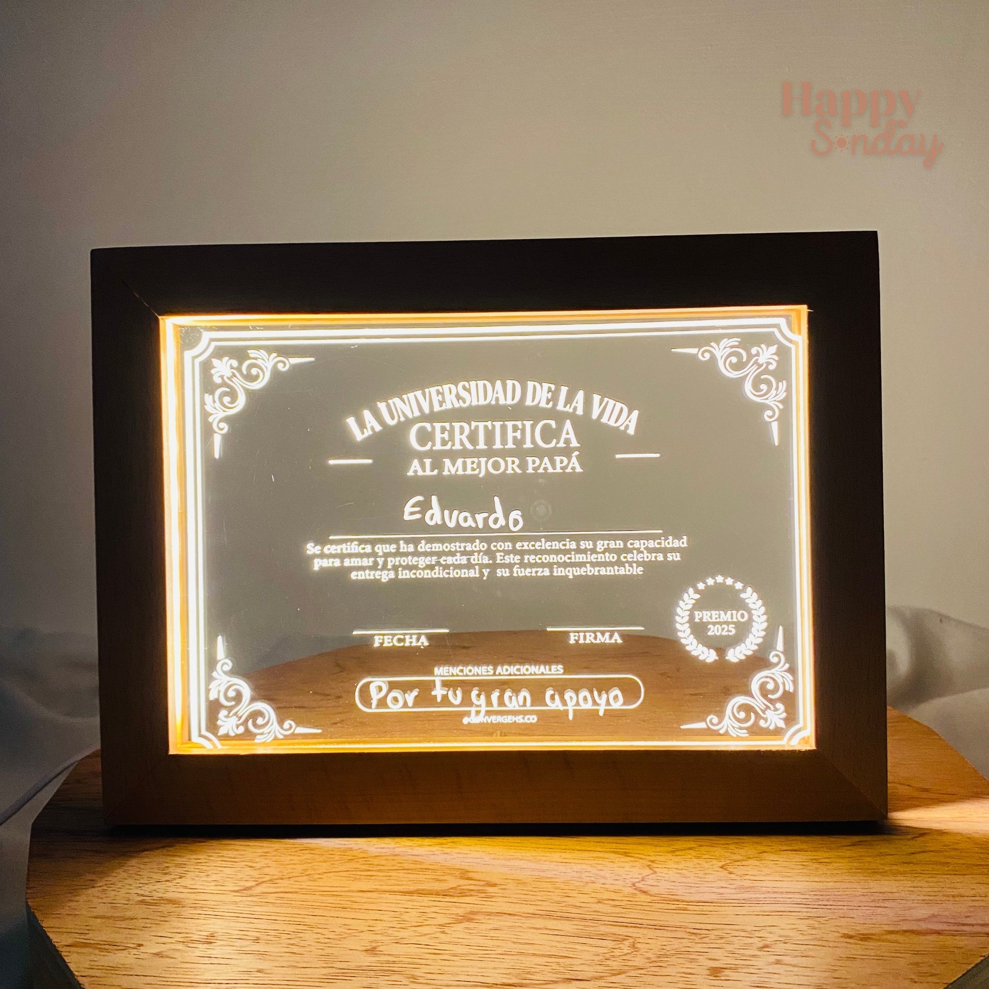 Diploma El mejor papá