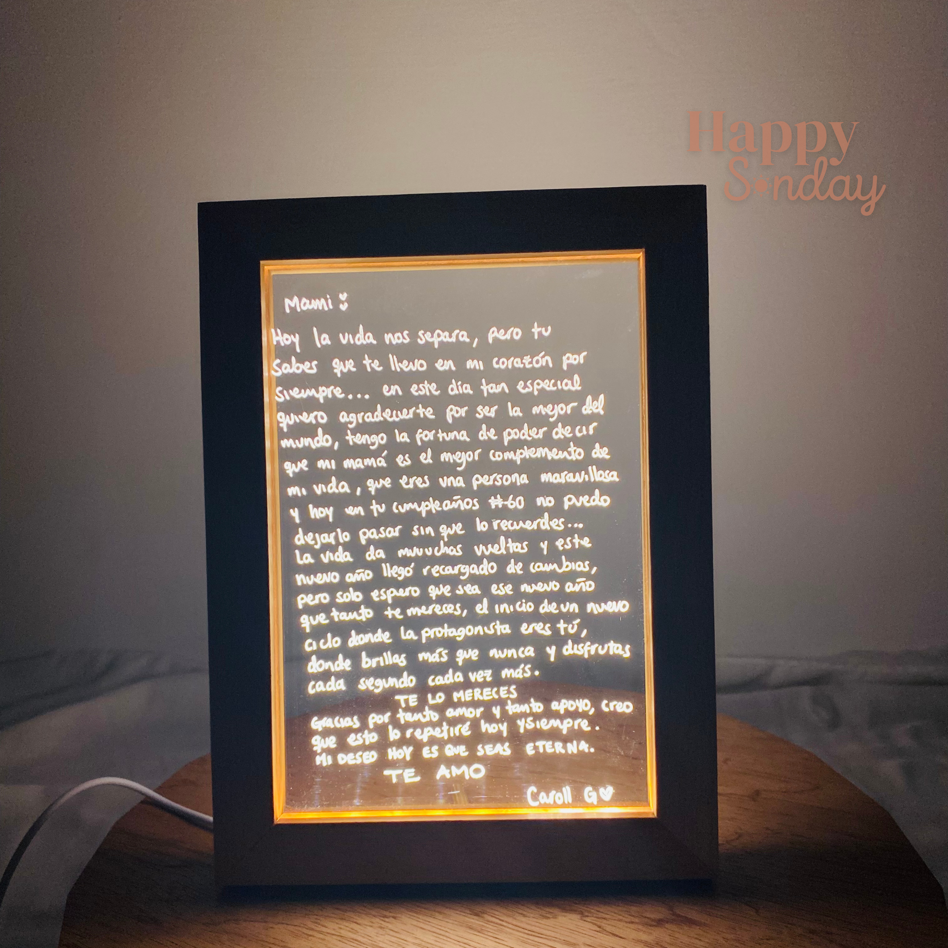 Marco Carta Personalizada