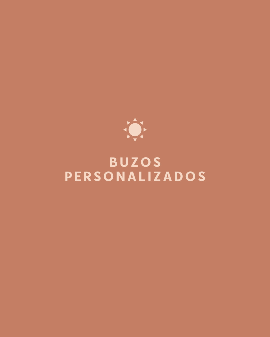 Buzos personalizados