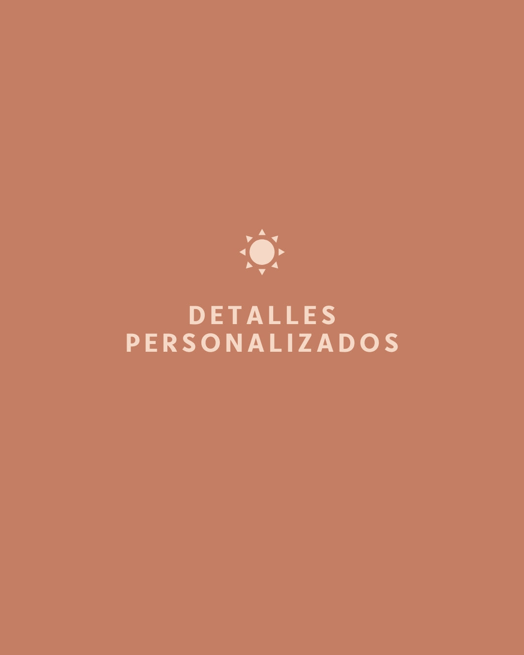 Detalles personalizados