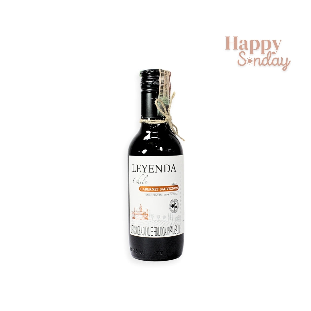 Botella de vino piccolo
