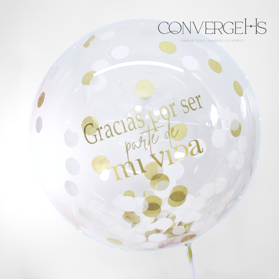 Burbuja luminosa personalizada
