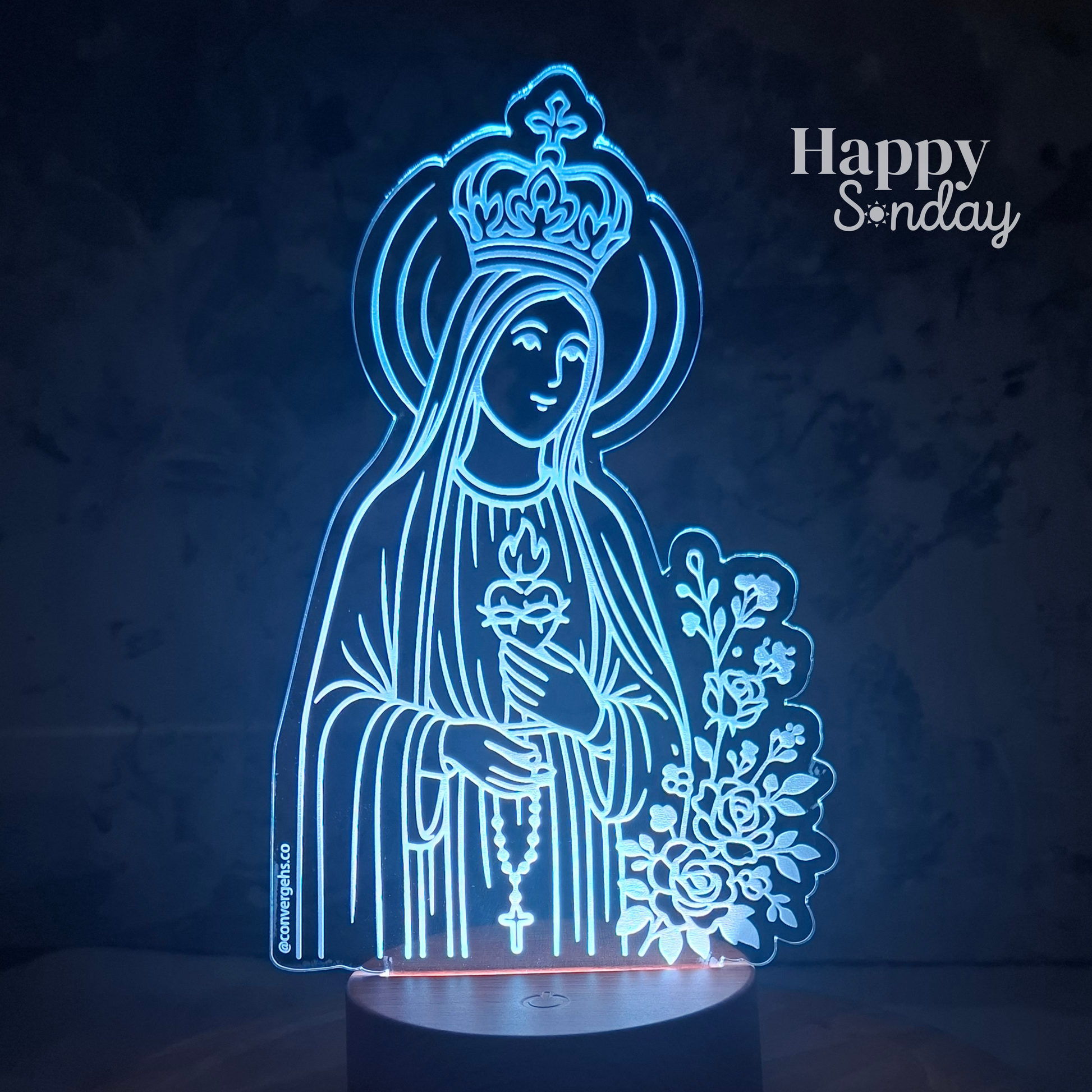 Lámpara Virgen de Fatima