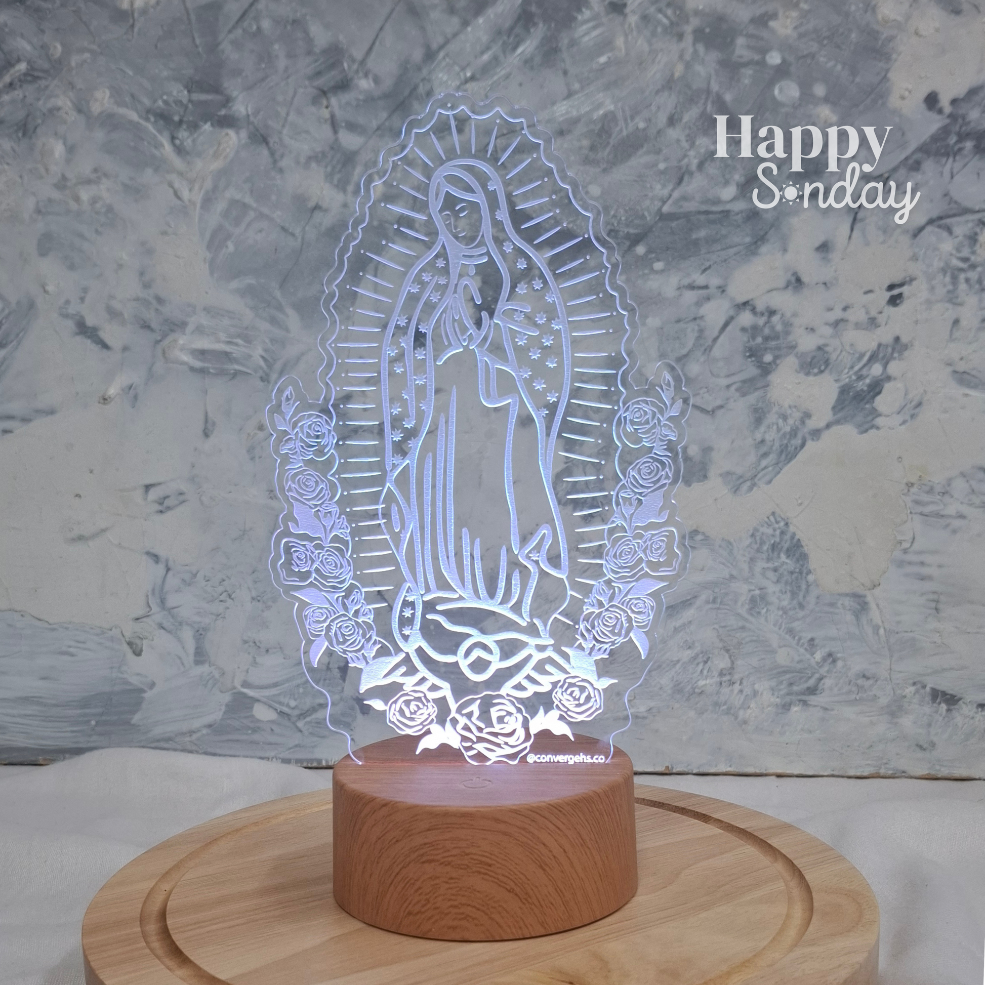 Lámpara Virgen de Guadalupe