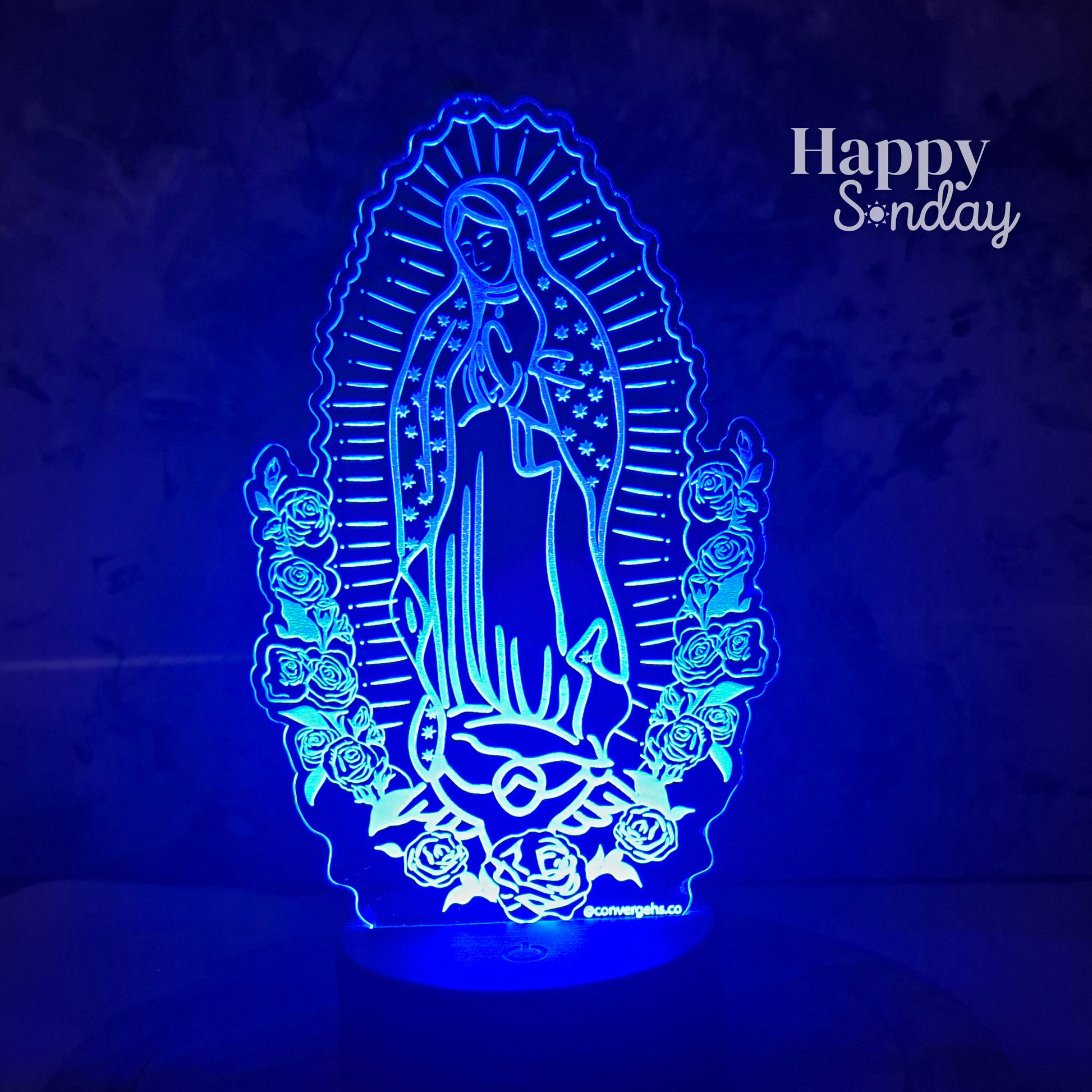 Lámpara Virgen de Guadalupe