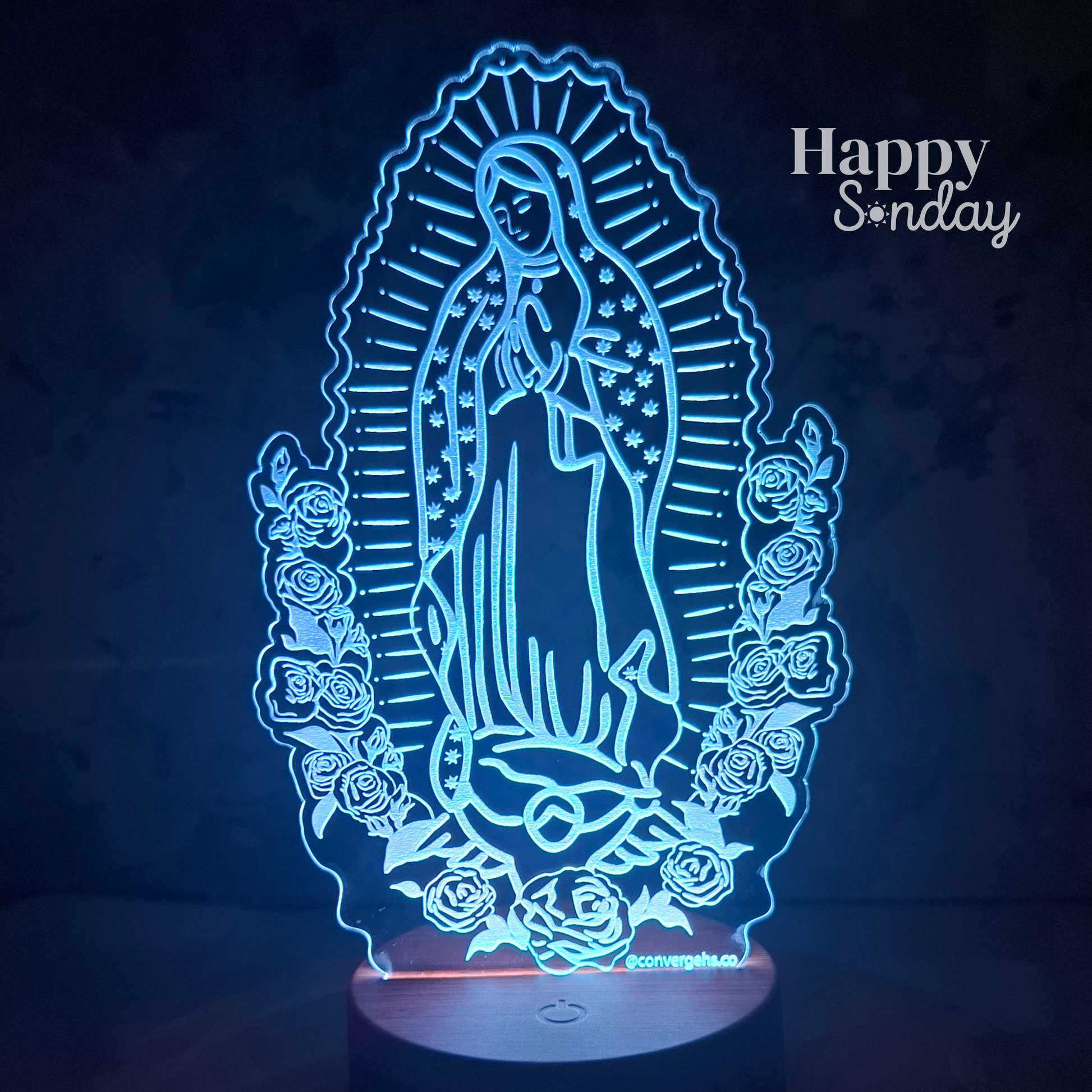 Lámpara Virgen de Guadalupe