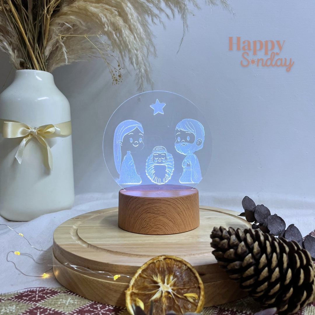 Lámpara Pesebre navideño