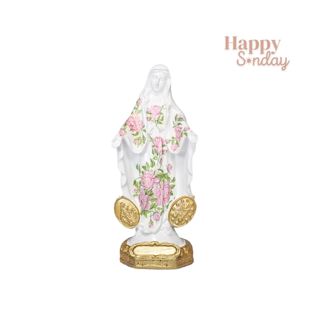 Virgen en resina
